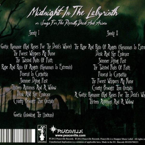 CRADLE OFD FILTH – MIDNIGHT IN THE LABYRINTH CD