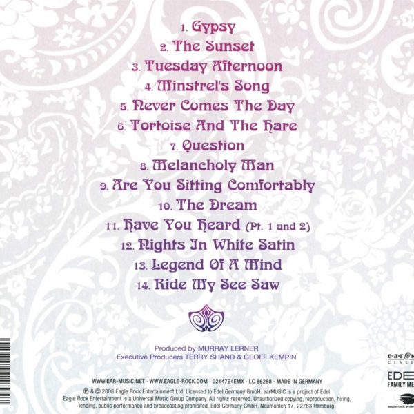 MODDY BLUES – LIVE AT ISLE OF OF WIGHT FESTIVAL CD