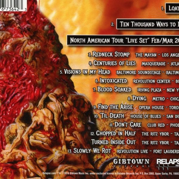 ORBITUARY – TEN THOUSAND WAYS TO DIE CD