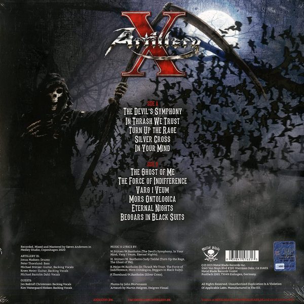 ARTILLERY – X LP