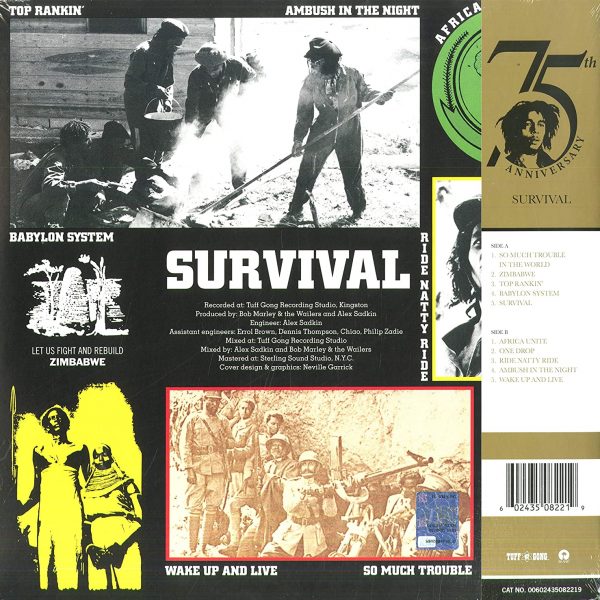 MARLEY BOB – SURVIVAL 35 anniversary LP