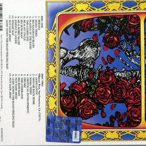 GRATEFUL DEAD – SKULL & ROSES 50 anniversary expended edition CD2