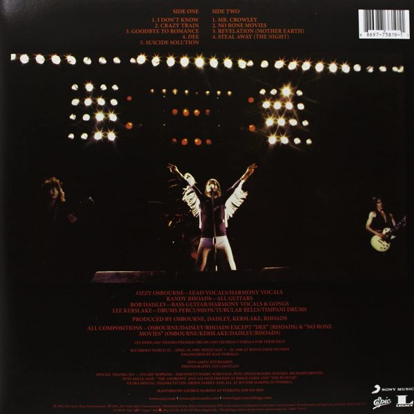 OZBOURNE OZZY – BLIZZARD OF OZZ (30th anniversary edition)…LP