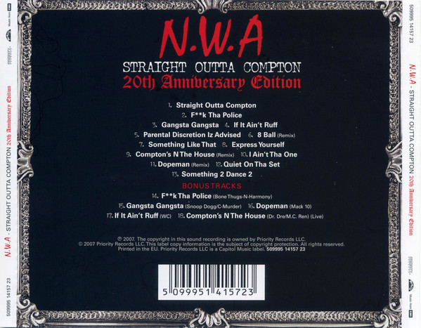 N.W.A. – STRAIGHT OUTTA COMPTON