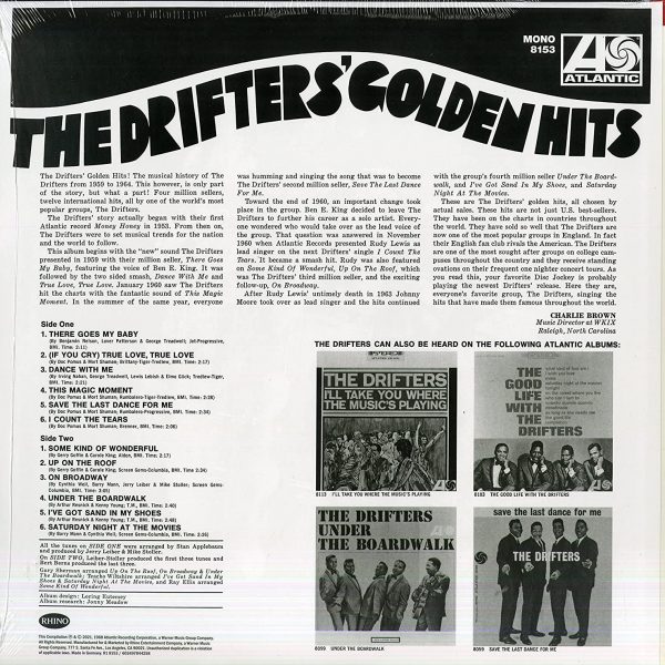 DRIFTERS – DRIFTERS GOLDEN HITS LP