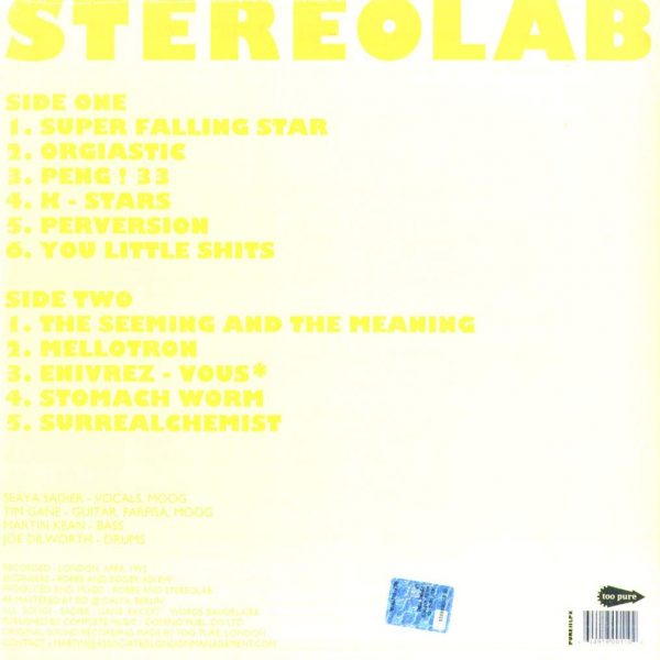 STEREOLAB – PENG ! LP