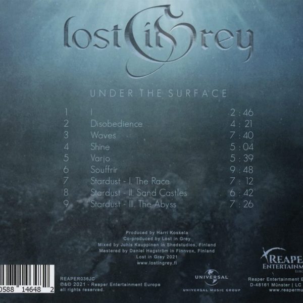 LOST IN GREY – UNDER THE SURFACE CD