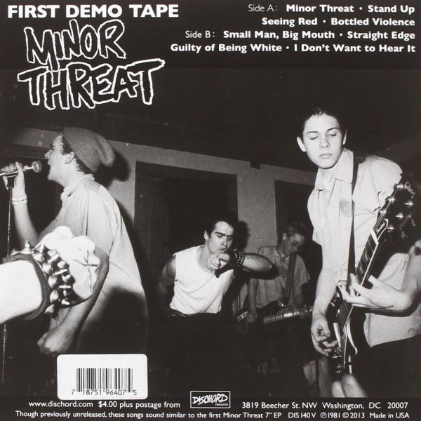 MINOR THREAT – FIRST DEMO TAPE 7″ SINGLE CD