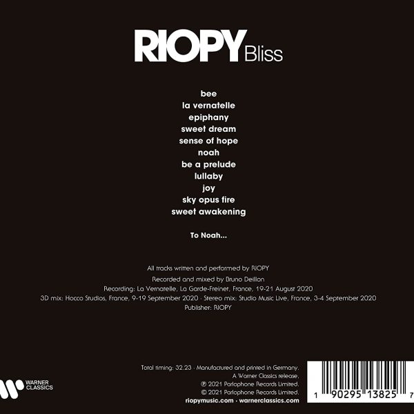 RIOPY – BLISS CD