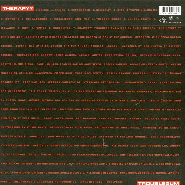 THERAPY – TROUBLEGUM…LP