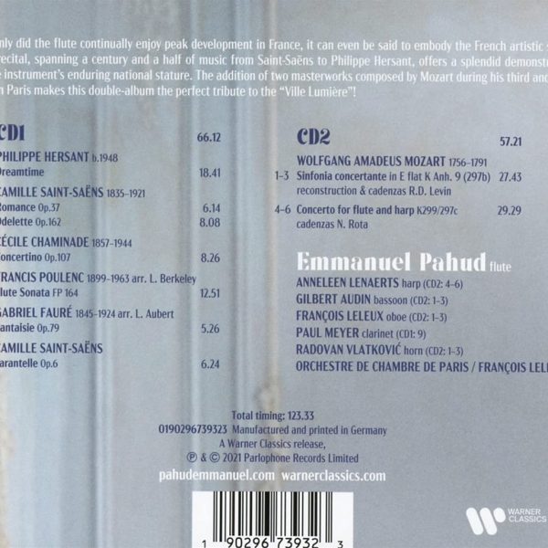 PAHUD EMMANUEL – MOZART & FLUTE IN PARIS CD2