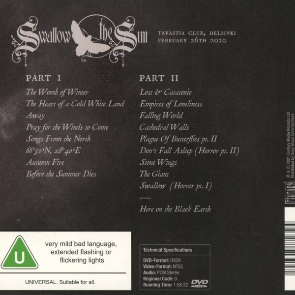 SWALLOW THE SUN – LIVE IN HELSINKI CD3D