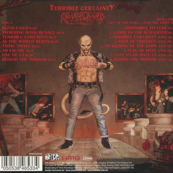 KREATOR – TERRIBLE CERTAINTY remastered digipack CD2