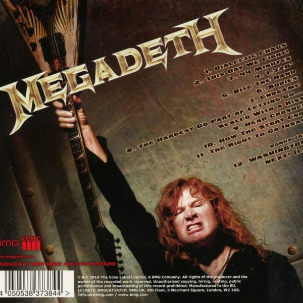 MEGADEATH – ENDGAME remastered digipack CD