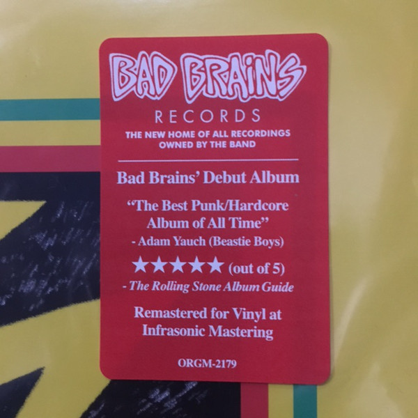 BAD BRAINS – BAD BRAINS LP