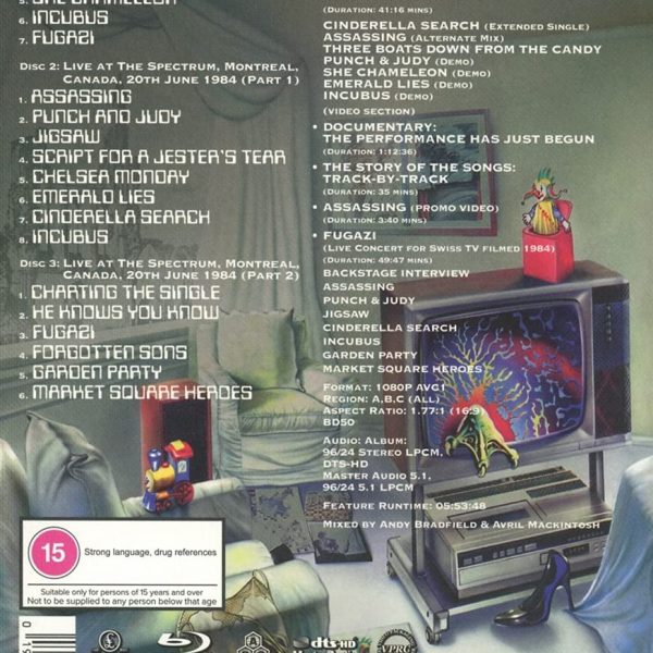 MARILLION – FUGAZI limited edition CD3B