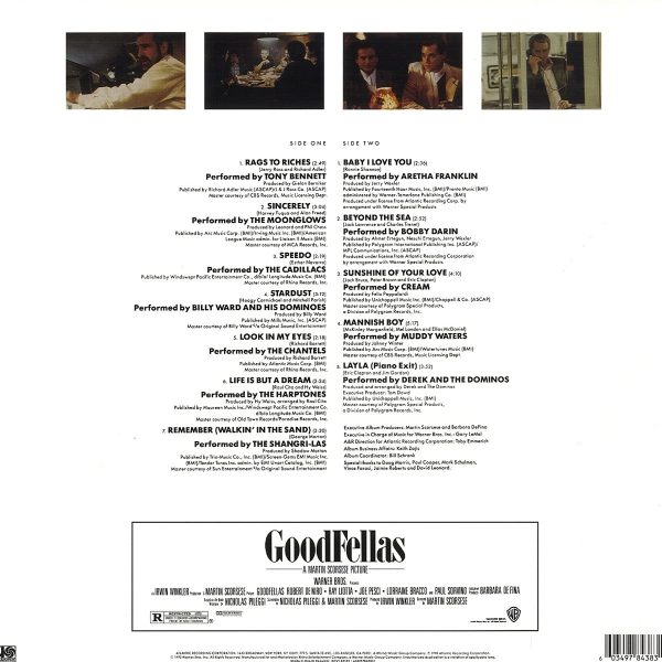 O.S.T. – GOODFELLAS blue vinyl  LP