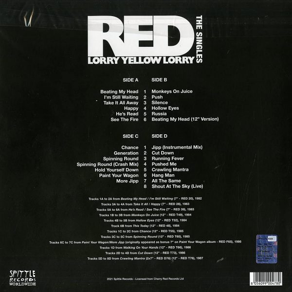 RED LORRA YELLOW LORRY – SINGLES LP2