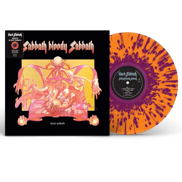 BLACK SABBATH – SABBATH BLOODY SABBATH ltd orange & purple splattered vinyl LP