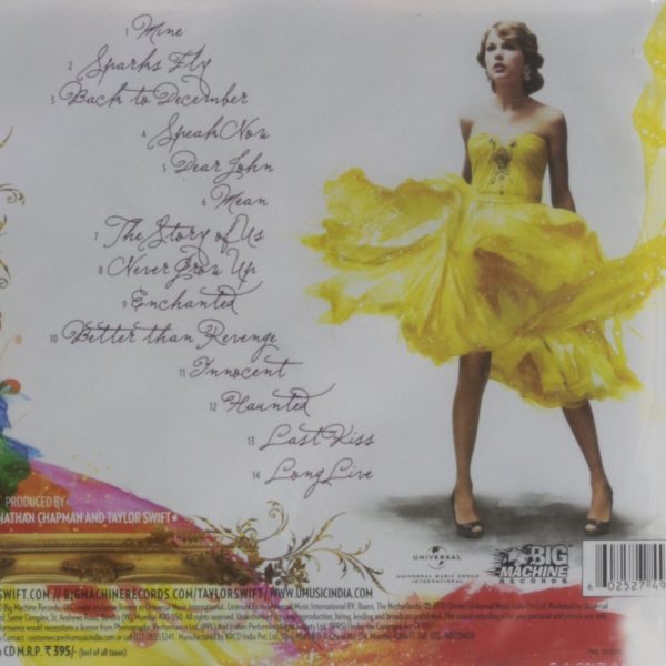 SWIFT TAYLOR – SPEAK NOW CD