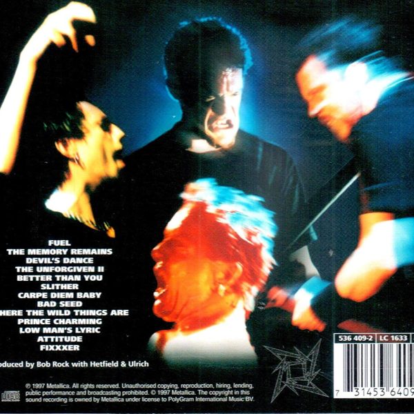 METALLICA – RELOAD CD