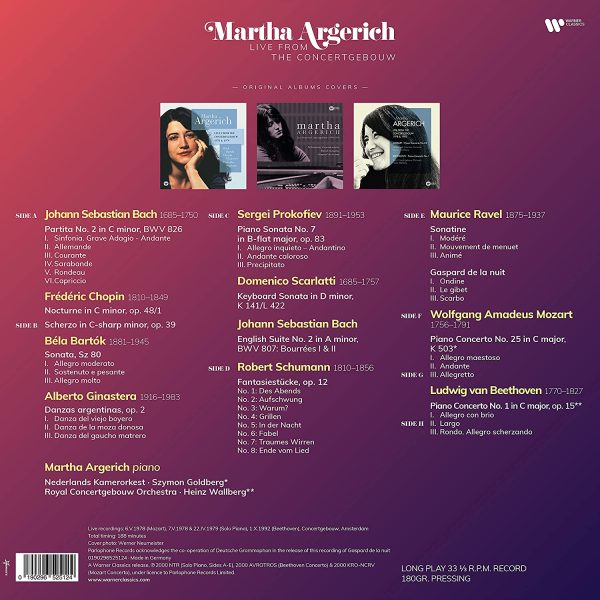 ARGERICH MARTHA – LIVE FROM CONCERTGEBOUW LP4