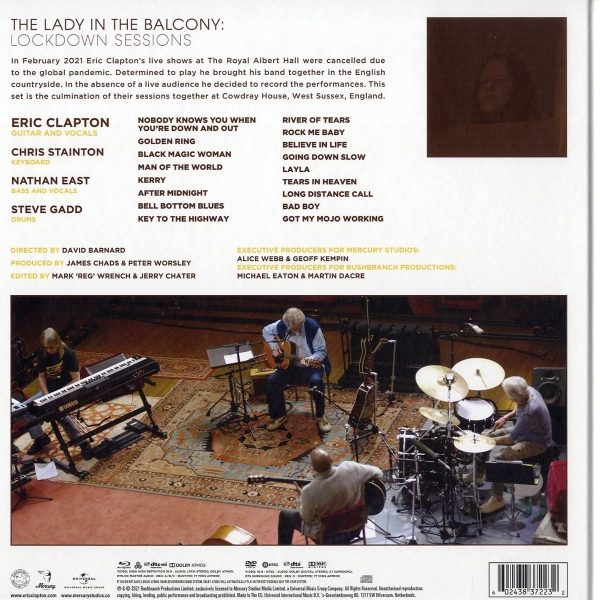 CLAPTON ERIC – LADY IN THE BALCONY: LOCKDOWN SESSIONS CDVDBR