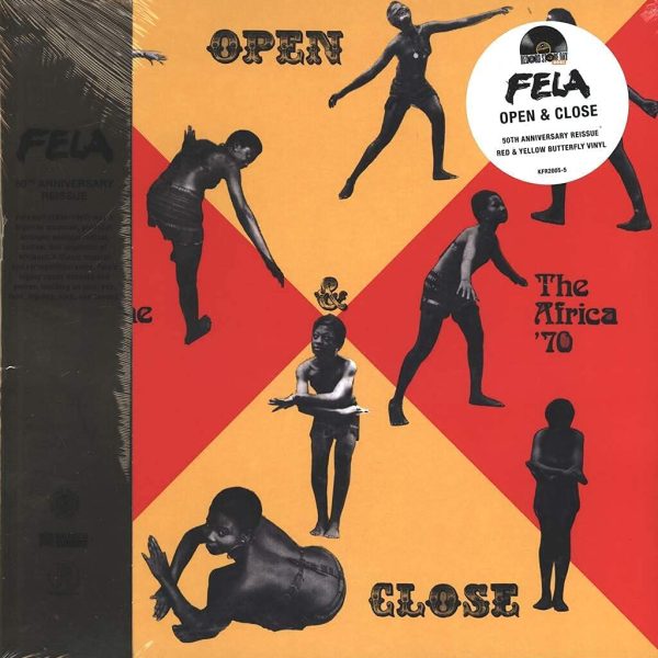 KUTI FELA – OPEN & CLOSE red & yellow butterfly vinyl LP