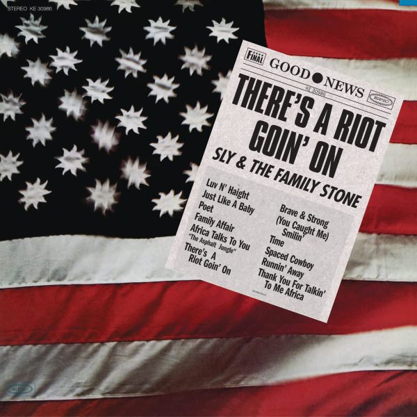 SLY & THE FAMILY STONE – THERE´S A RIOT GOIN ON red vinyl LP