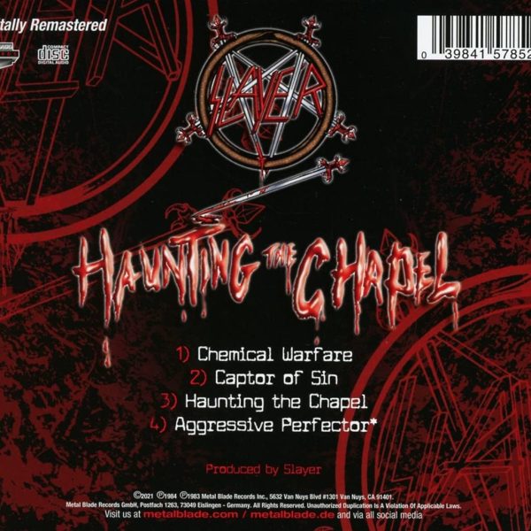 SLAYER – HAUNTING THE CHAPEL CD