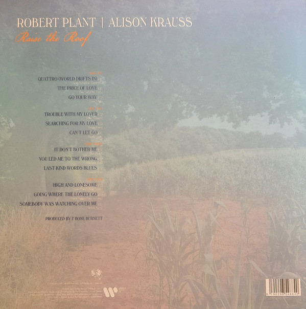 PLANT ROBERT & KRAUSS ALISON – RAISE THE ROOF yellow translucent vinyl LP2