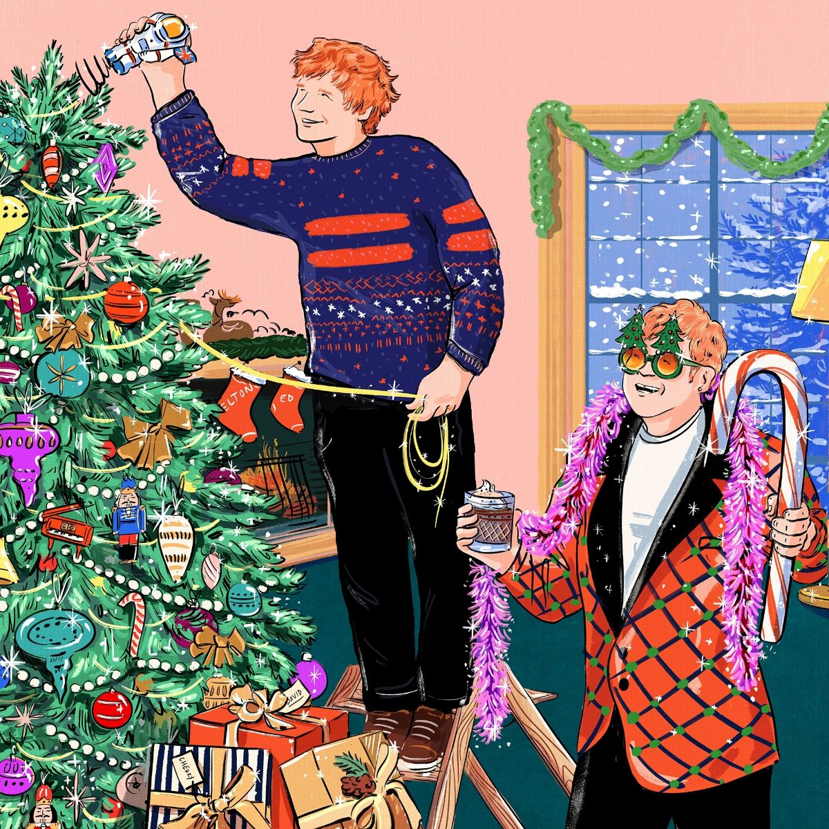 You are currently viewing Ed Sheeran i Elton John donose radost humanitarnim singlom “Merry Christmas”