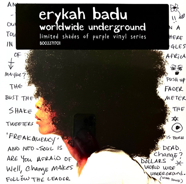 BADU ERYKAH – WORLDWIDE UNDERGROUND limited purple vinyl LP