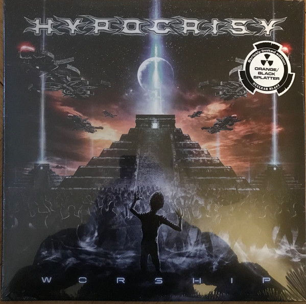 HYPOCRISY – WORSHIP orange black splatter vinyl LP2
