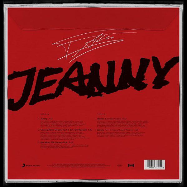 FALCO – JEANNY PT 1 picture disc..LP