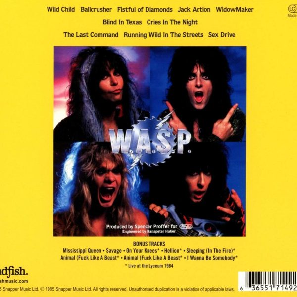 W.A.S.P. – LAST COMMAND CD