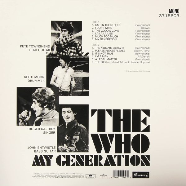 WHO – MY GENERATION…LP