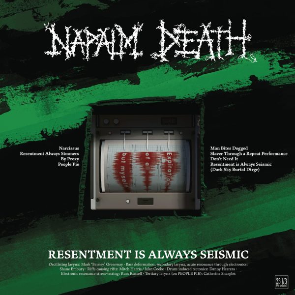 NAPALM DEATH – RESENTMENT IS ALWAYSSEISMIC…LP