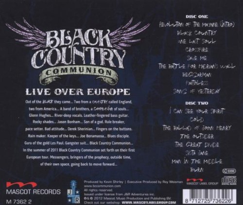 BLACK COUNTRY – COMMUNION LIVE OVER EUROPE CD2