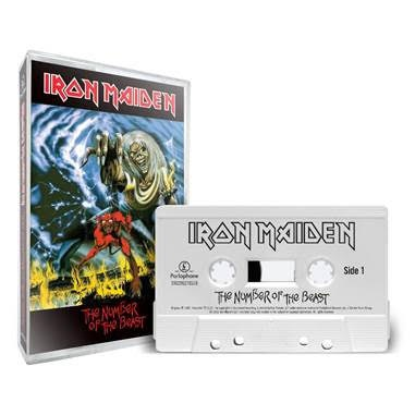 IRON MAIDEN – the NUMBER OF THE BEAST  MC cassette