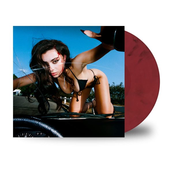 CHARLI XCX – CRASH limited red & black marbled LP