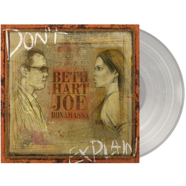 HART BETH & JOE BONAMASSA – DON’T EXPLAIN transparent vinyl LP