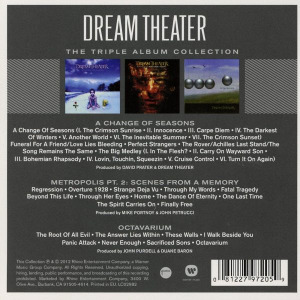 DREAM THEATER – TRIPLE ALBUM COLLECTION