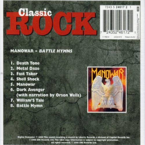 MANOWAR – BATTLE HYMNS