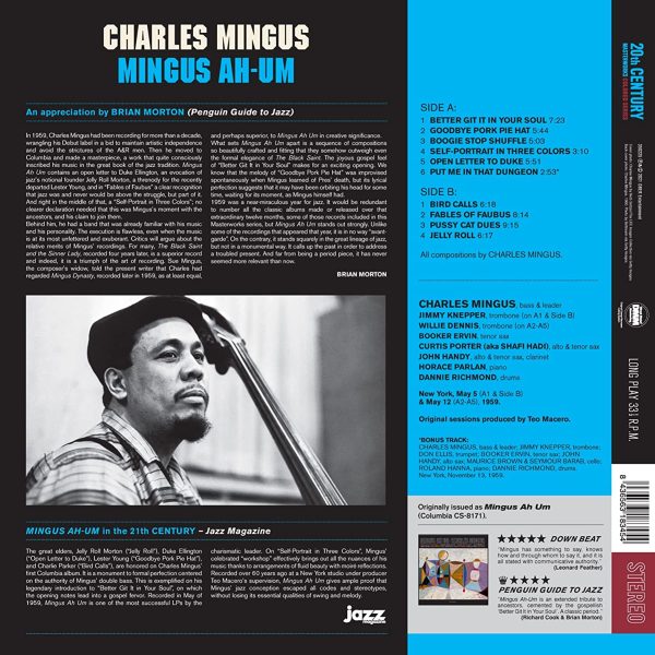 MINGUS CHARLES – MINGUS AH-UM purple vinyl LP