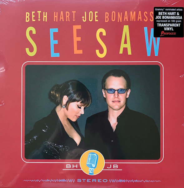 HART BETH & JOE BONAMASSA – SEESAW transparent vinyl LP