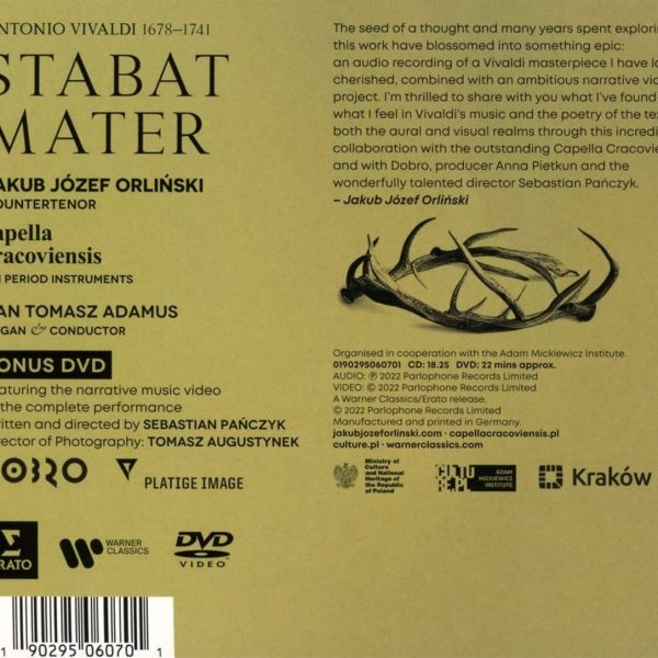 VIVALDI/ORLINSKI – STABAT MATER CD