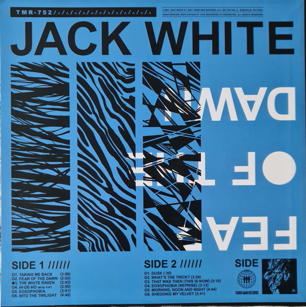 WHITE JACK – FEAR OF THE DAWN LP
