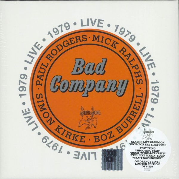 BAD COMPANY – LIVE 1979 orange vinyl RSD 2022 LP2