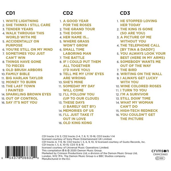 JONES GEORGE – GOLD CD3